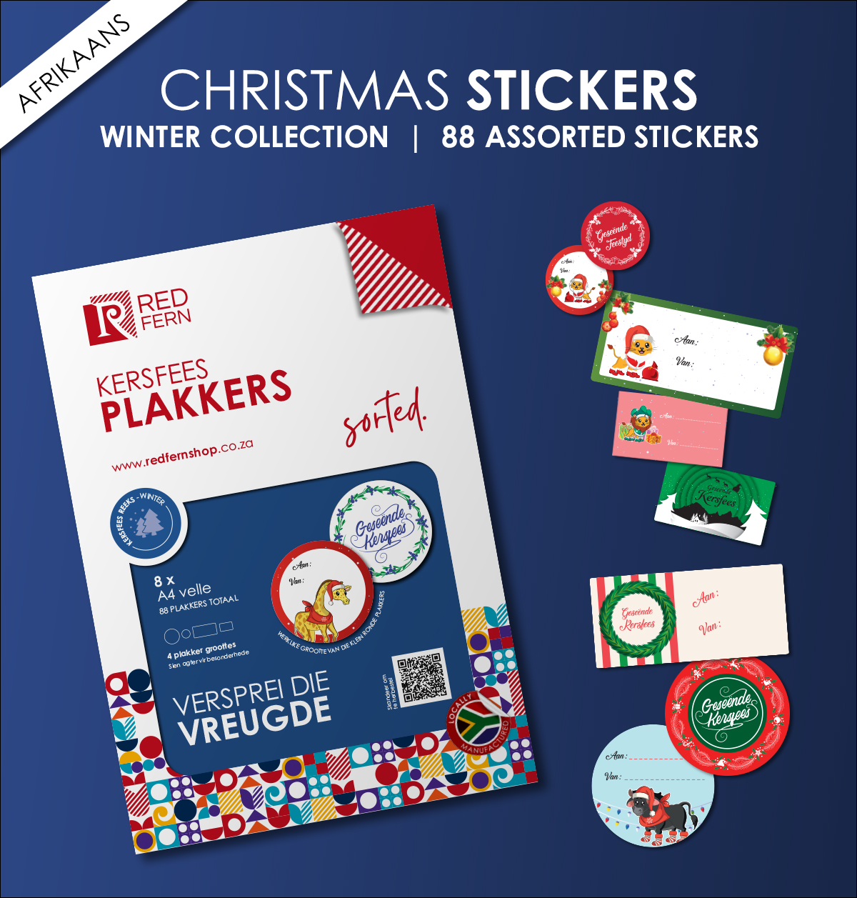 Christmas Winter Cover Afrikaans