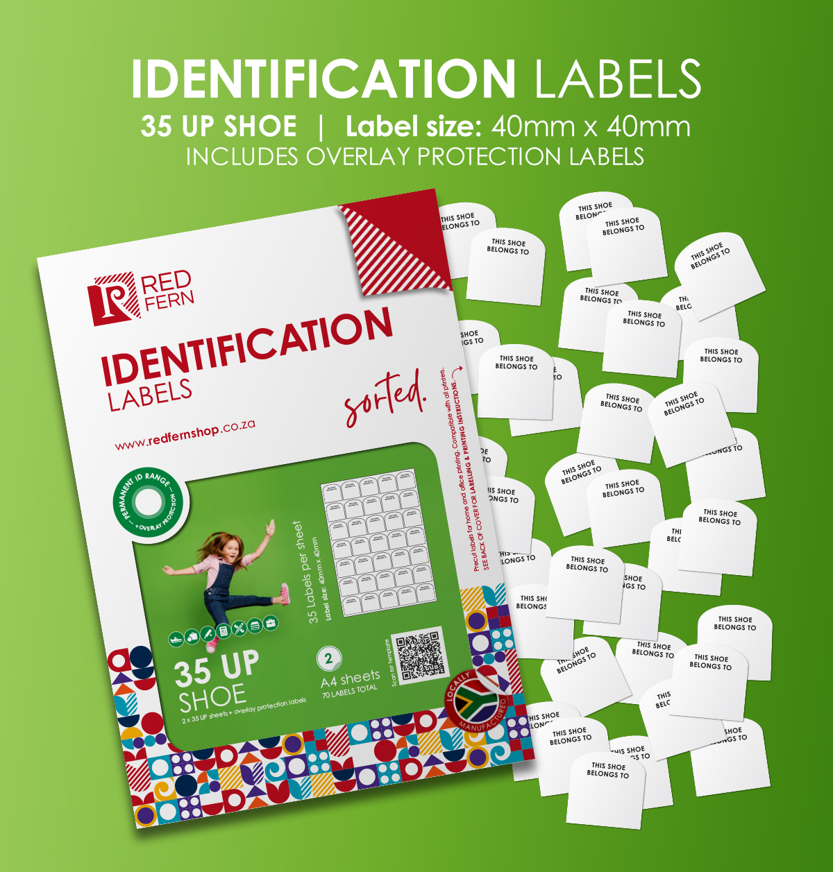 Identification Label 35up border cover