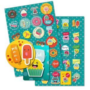 RR108 A5 sweet treat reward stickers afr 44up
