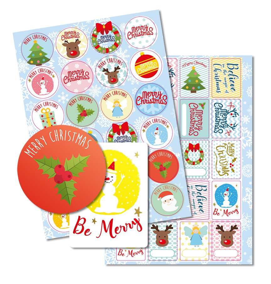 RR111 A5 christmas stickers eng 44up