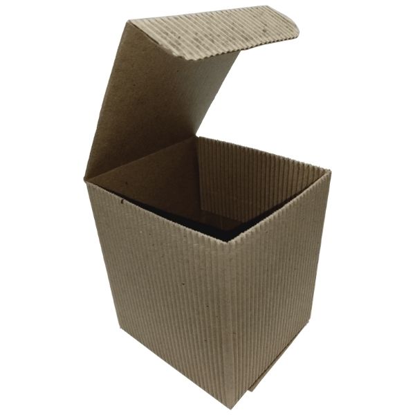 box4121 fluted kraft self tuck lid mug box rbe