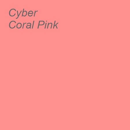 cyber coral pink colour swatch rbe