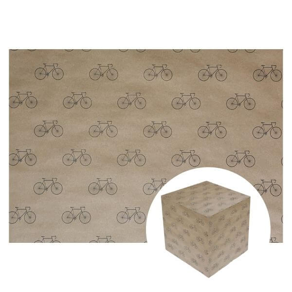 kraft wrapping paper bicycle rbe