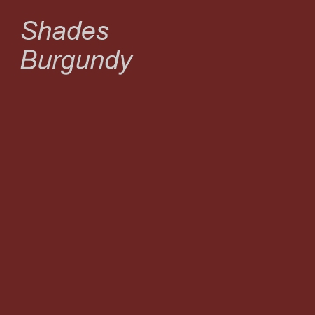 shades burgundy colour swatch rbe