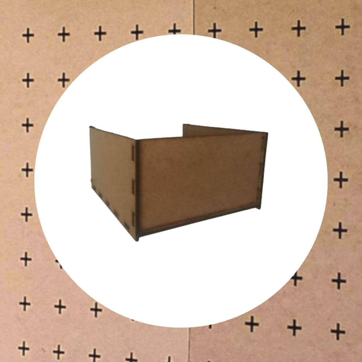 small peg board storage box rbe