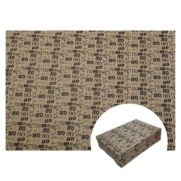xmas ho ho ho wrapping paper rbe